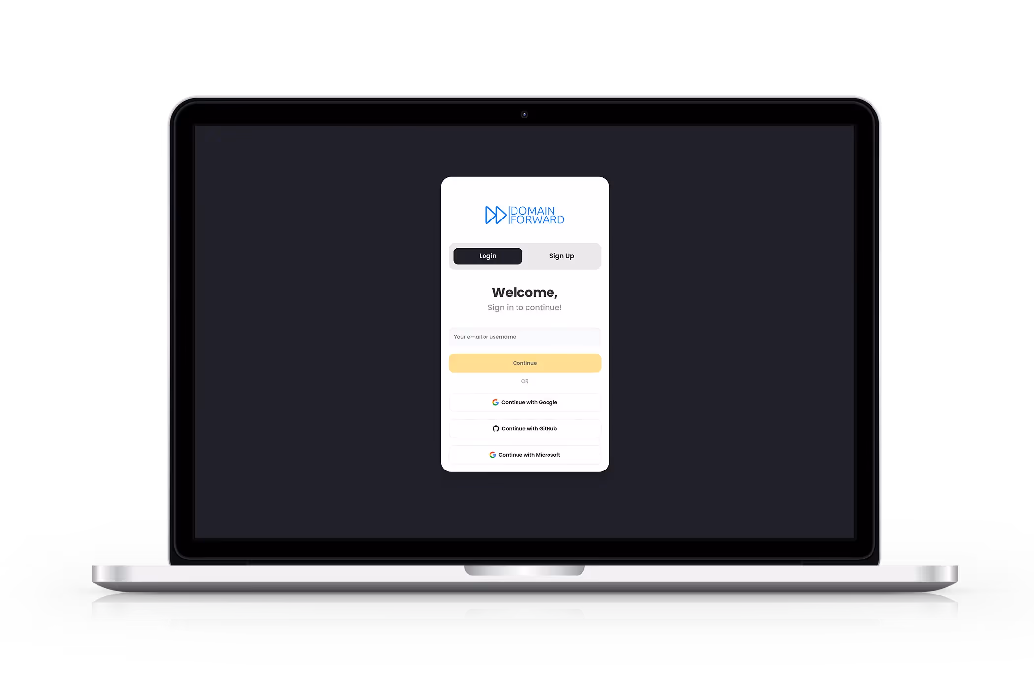Easy domain forwarding setup